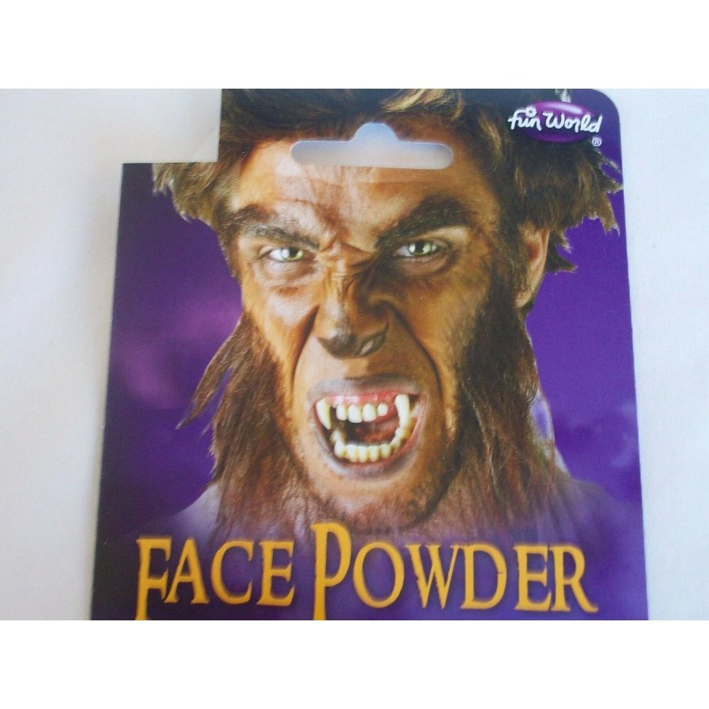 Halloween Brown Face Pressed Powder Shadowing Makeup Kit Costume Face Wolf